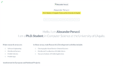 Desktop Screenshot of alexanderperucci.com