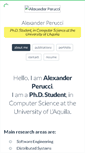 Mobile Screenshot of alexanderperucci.com