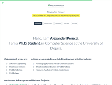 Tablet Screenshot of alexanderperucci.com